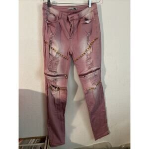 Women’s Pink Jeans 13/14 Blue Topic NWOT